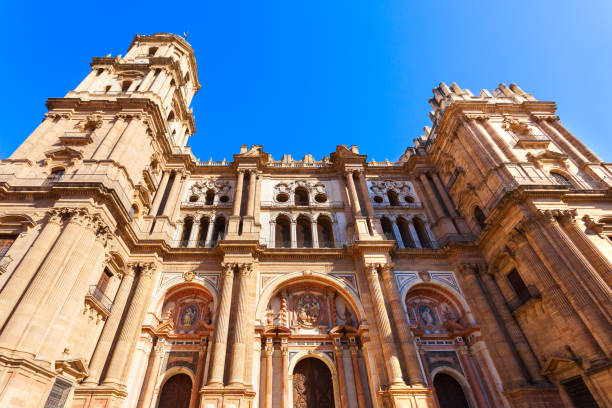 istock Malaga Cathedral close-up view in Andalusia, Spain 1682017548