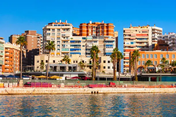 Photo of Paseo del Muelle Uno pedestrian promenade in Malaga