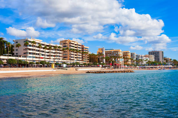 istock Marbella city beach panoramic view in Spain 1682018098