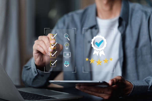 istock Service Quality assurance, Guarantee, Standards, ISO , Standards quality assurance control standardisation and certification concept. 1682029125