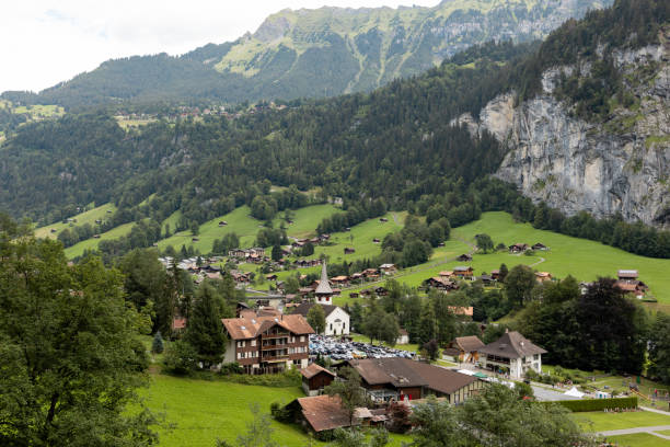 istock Swiss village high in the mountains 1682034536