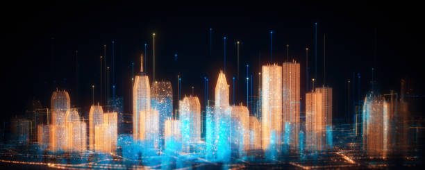 istock Digital City Skyline - Hologram, Smart City, Metaverse, Virtual Reality 1682050937