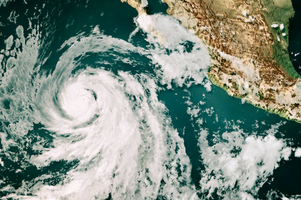 istock Hurricane Jova 2023 Cloud Map Mexico 3D Render Color 1682060320