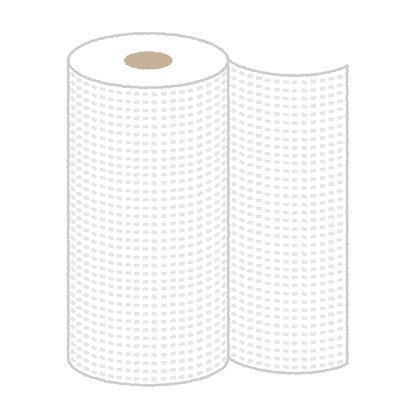 Paper towel is a hygienic paper used for absorbing and wiping in the kitchen.