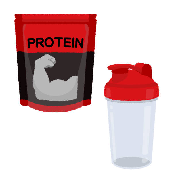 Protein Protein refers to protein, but in Japan the term is used to refer to protein supplements. laboratory shaker stock illustrations