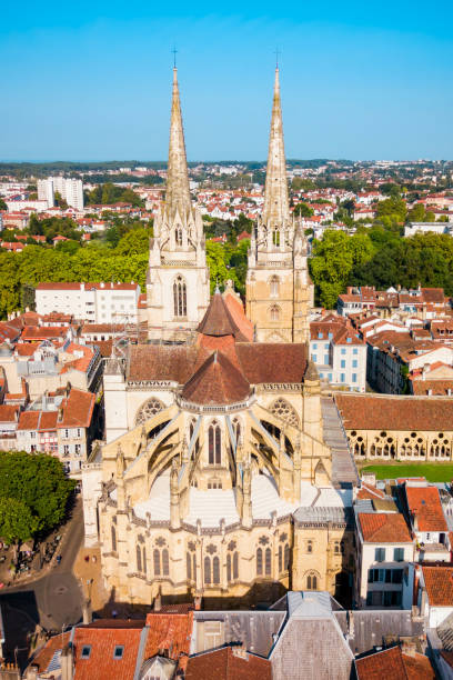istock Bayonne aerial panoramic view, France 1682099417