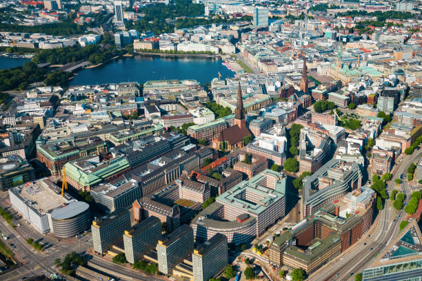 istock Hamburg city centre view, Germany 1682100832