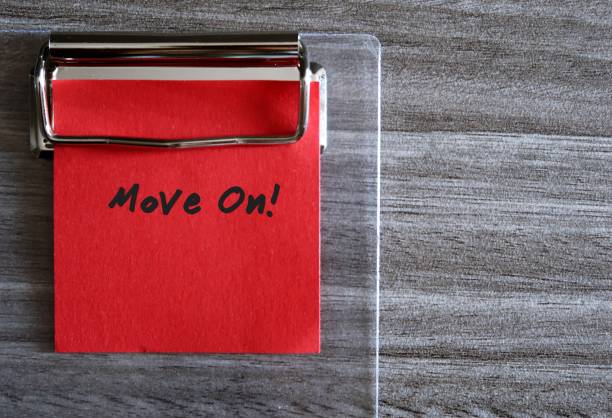 istock A red paper note pad with text written MOVE ON! , concept of remind oneself to forget the past and start new life again 1682140949