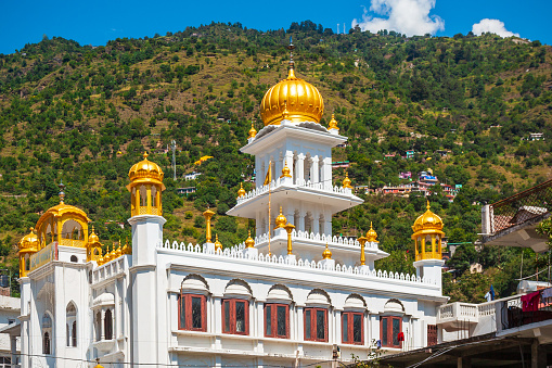 Gurudawara Shree Gurugaranth Sahib Ji Kullu in Kullu town, Himachal Pradesh state in India