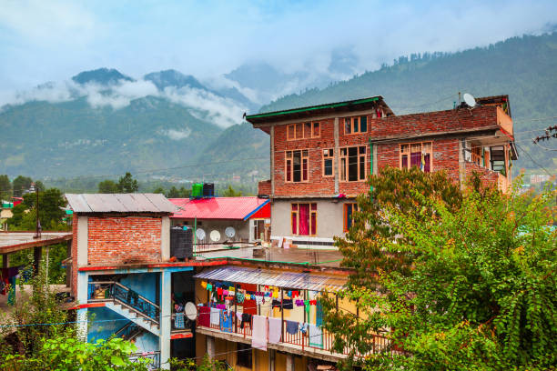 istock Mall main street in Manali, India 1682151331