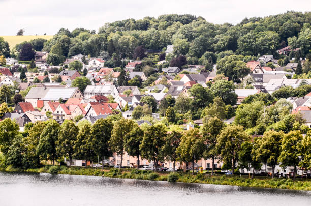 istock Ancient Lake European Village 1682163054