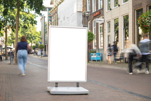 istock Billboard with copy space for advertisement on a city street 1682178261