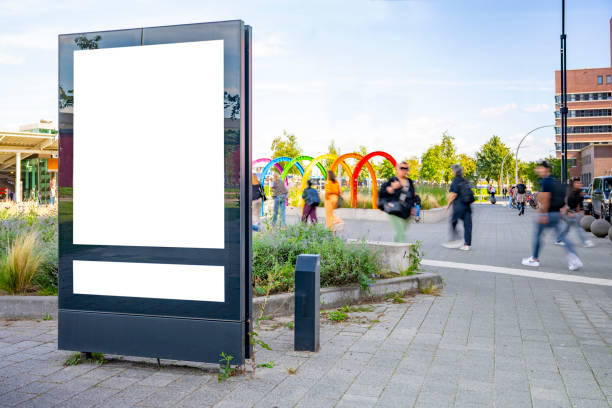 istock Billboard with copy space for advertisement on a city street 1682178266