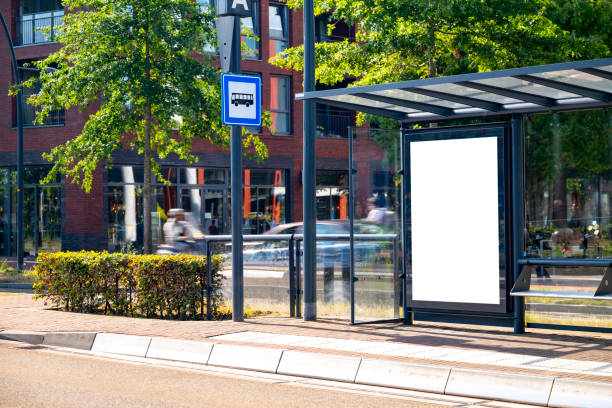 istock Billboard with copy space for advertisement on a city street 1682179316