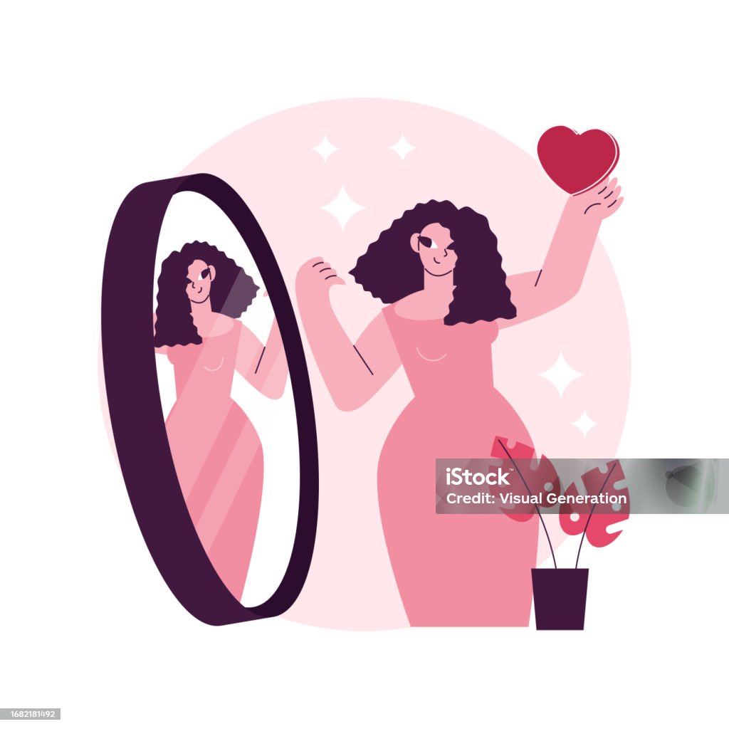 Self Image Graphics Selfimage Abstract Concept Vector Illustration Stock Illustration ...