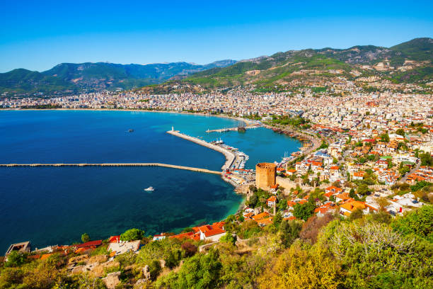 istock Alanya aerial panoramic view, Turkey 1682186036