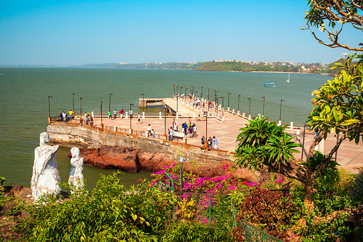 Dona Paula cape is a viewpoint in Panjim city in Goa state of India