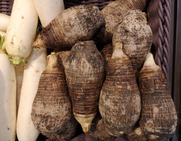 istock Many Cassava or Yam in the market 1682194444