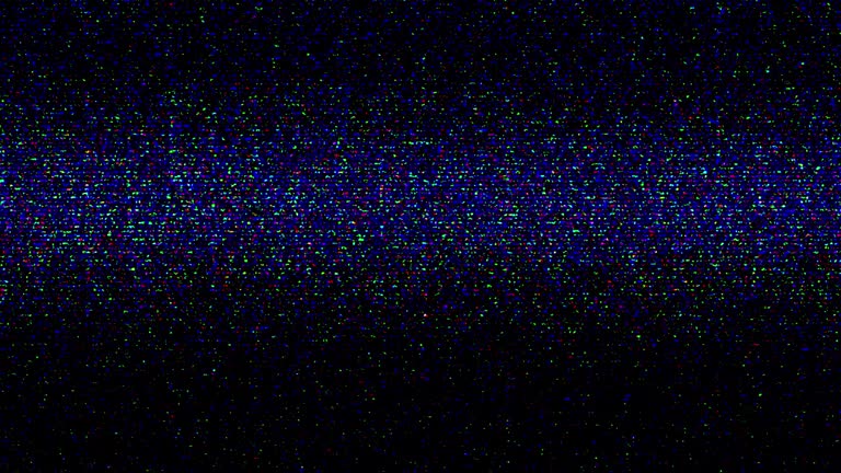 Analog Static Flickering Noise Texture.