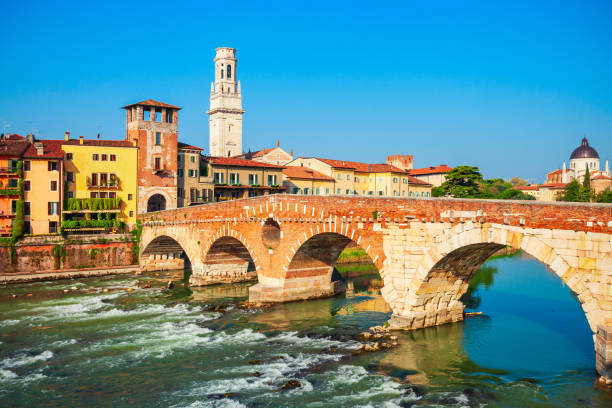 istock Ponte Pietra bridge in Verona 1682214509
