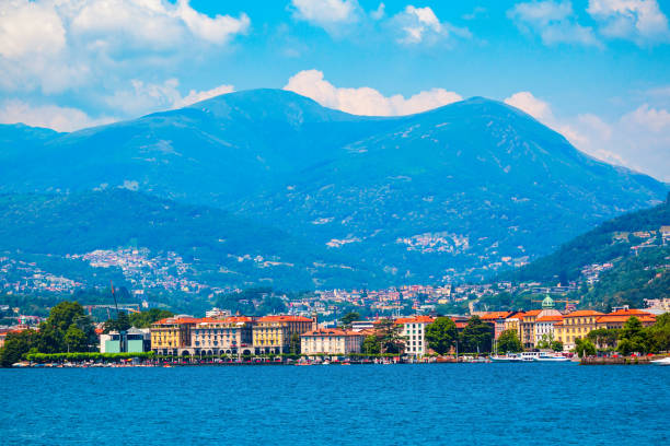 istock Lugano lake and city, Switzerland 1682247239