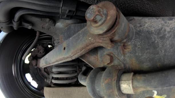 istock Car Suspension System In Motion Driving Car 1682269450