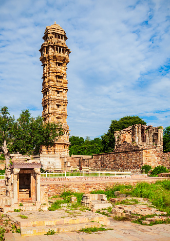 Vijaya or Vijay Stambha means Tower of Victory is a monument tower in Chittor Fort in Chittorgarh city, Rajasthan state of India
