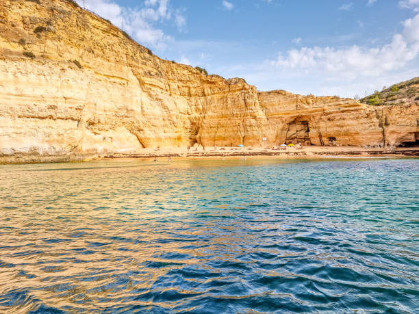 istock Beach between cliffs in Benagil, Algarve, Portugal 1682323561