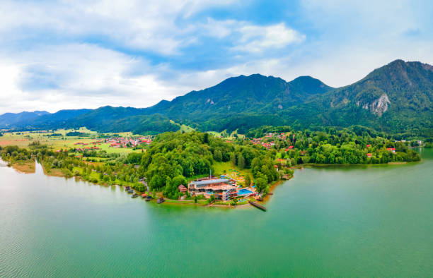istock Kochel am See town at Kochelsee Lake 1682438034