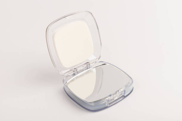istock Cosmetic mirror on a white background. Space for text. 1682438421