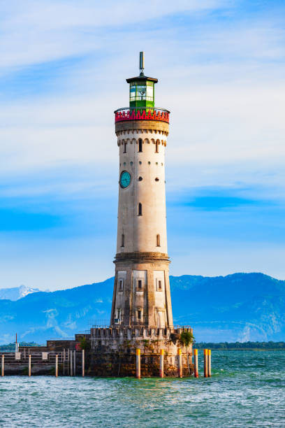 istock Lighthouse in Lindau town in Bavaria, Germany 1682459235