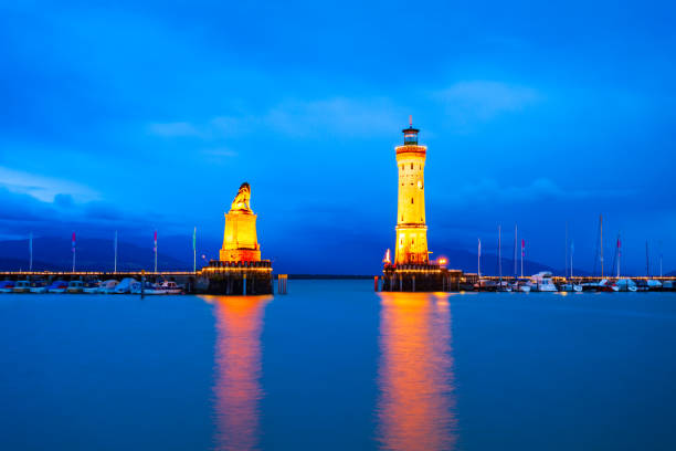 Aerial view of Lindau, Germany