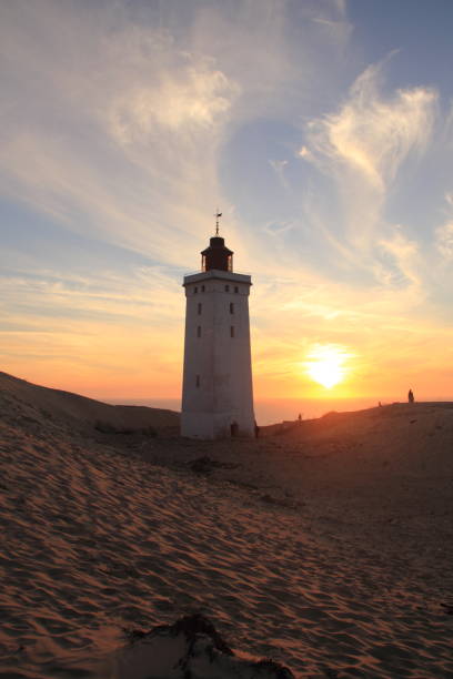 istock Lighthouse at sunset Rubjerg Knude Fyr , Jylland - Denmark 168246979