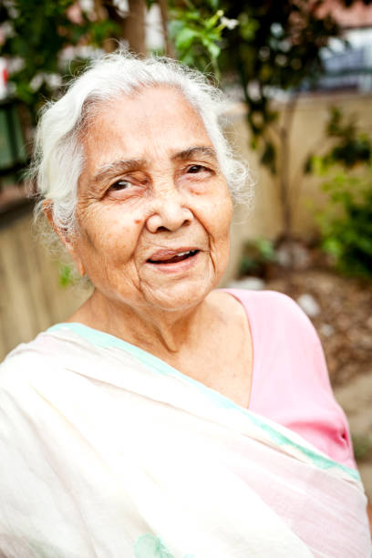 istock One cheerful senior Indian woman 168247077