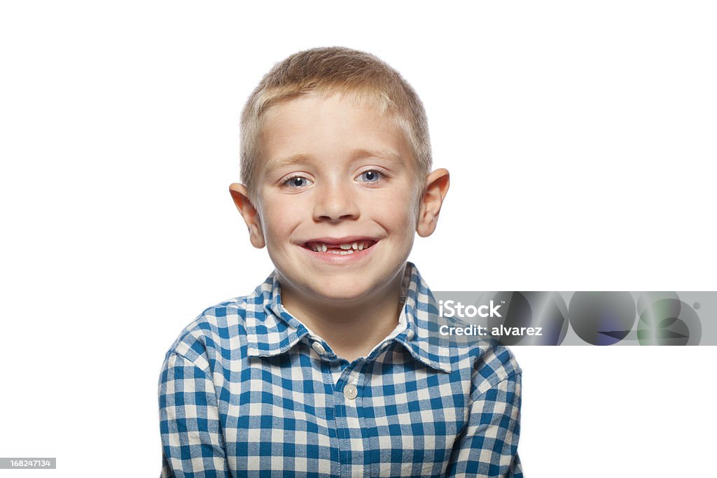 Portrait of a child Portrait of a young child isolated on a white background White Background Stock Photo