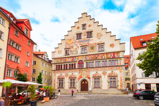Old town of Lindau on Lake Constance, Germany.