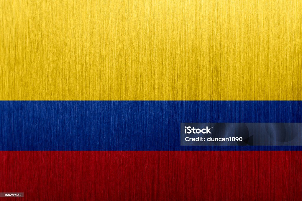 Bandera de Colombia - Ilustración de stock de Acero libre de derechos