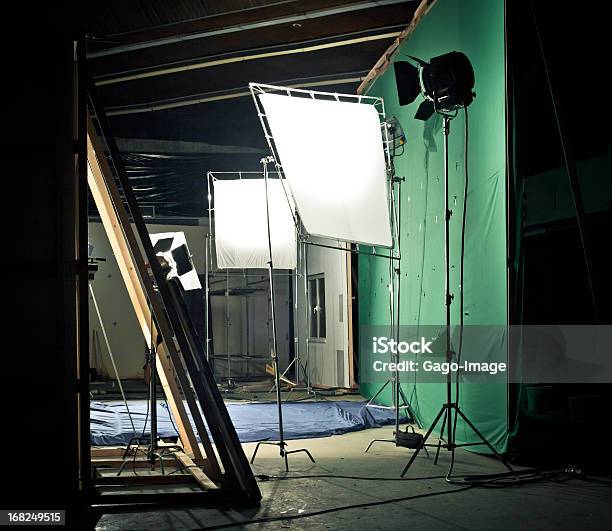 Studio Set Stock Photo - Download Image Now - Film Studio, Film Industry, Stage - Performance Space