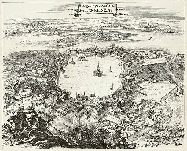 istock Plan of the Siege of Vienna by the Turks, 1683 168249619