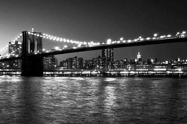 istock Brooklyn Bridge,NYC.Black And White. 168249817