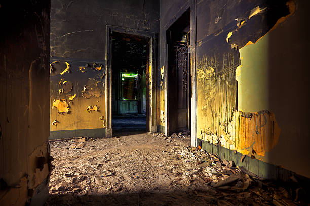istock Burnt Abandoned House, HDR 168249915