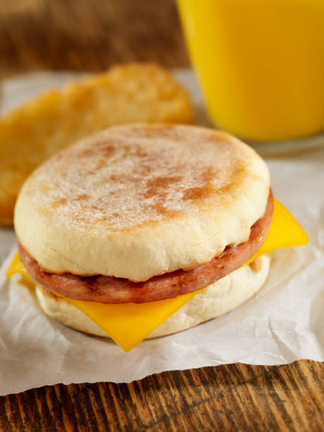 istock Sausage and Cheese Breakfast Sandwich 168249952