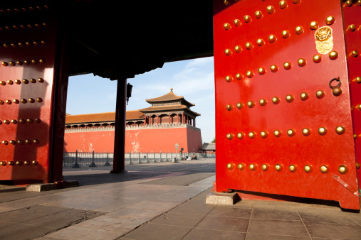 Forbidden City in the afternoon,Beijing,China.