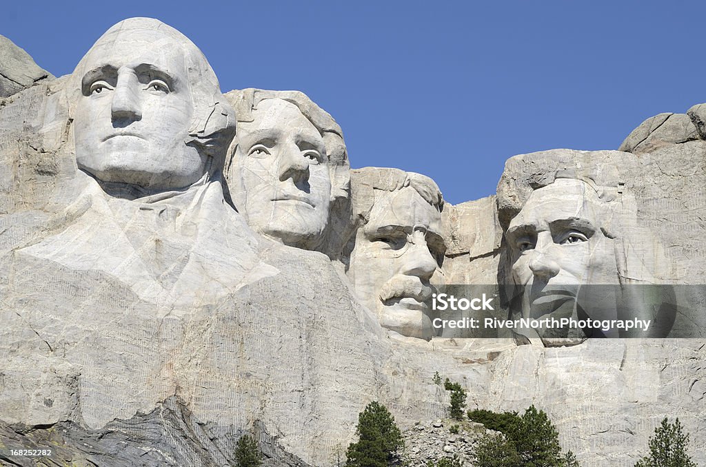 Mount Rushmore National Monument - Lizenzfrei Gründerväter der Vereinigten Staaten Stock-Foto