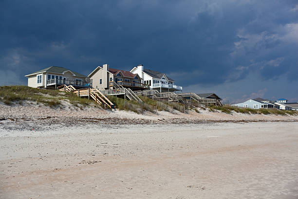 istock Vacation homes on Topsail Island - NC Outer Banks 168252807