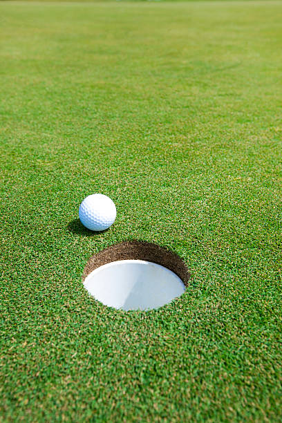 istock Simple picture of golf ball 168253035