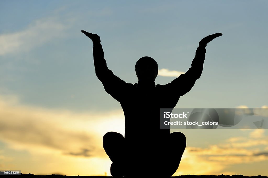 yoga woman - Lizenzfrei Achtsamkeit - Persönlichkeitseigenschaft Stock-Foto