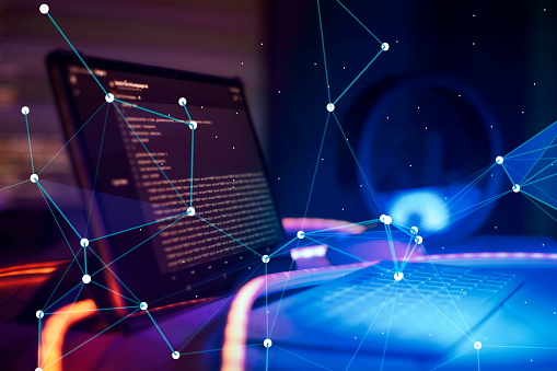Monitor Closeup Of Function Source Code Abstract It Technology ...