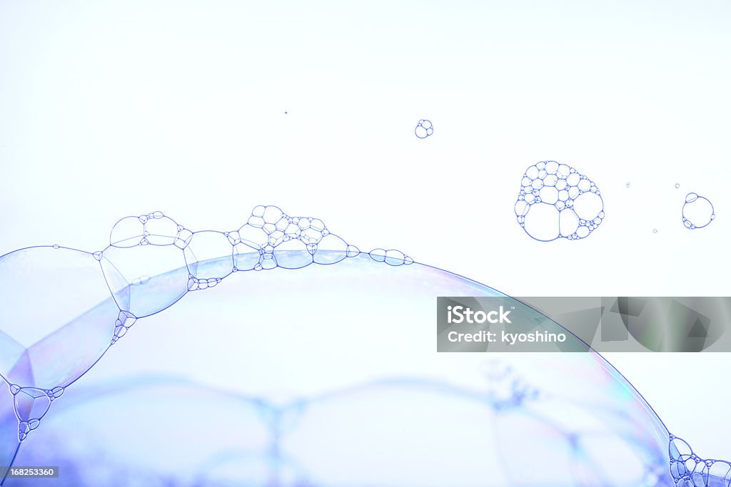 Blue tinted image of soap bubbles Blue tinted image of soap bubbles. Soap Sud Stock Photo