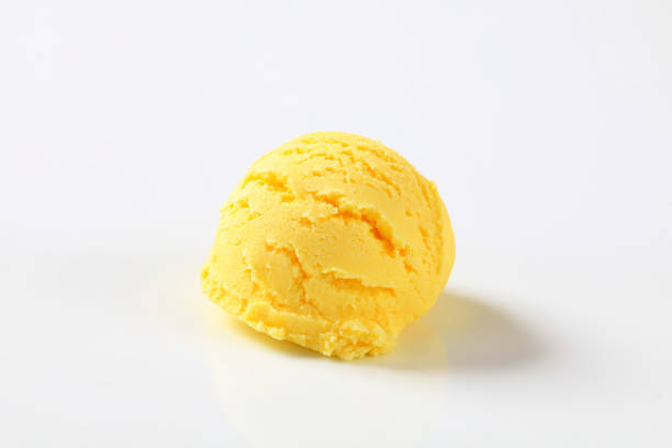 istock Scoop of lemon icecream 168253450